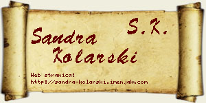 Sandra Kolarski vizit kartica